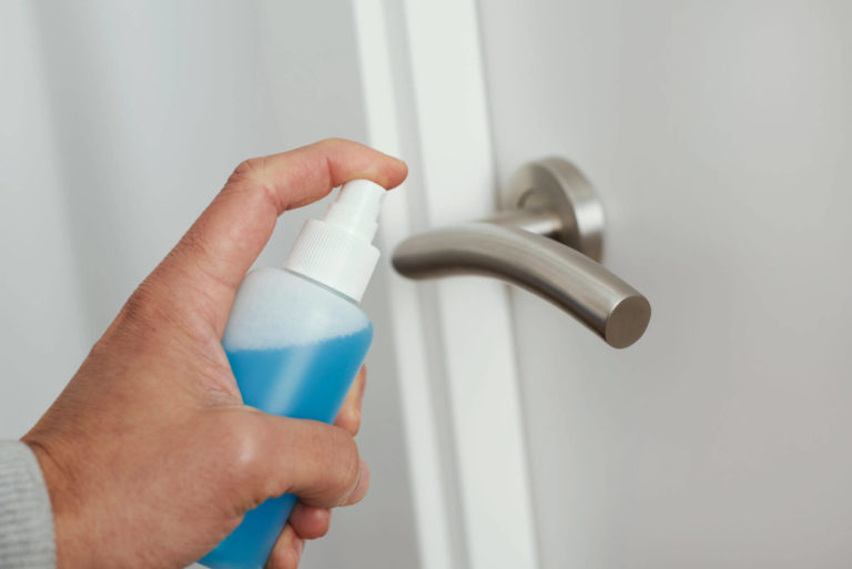 clean door handles